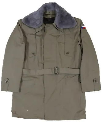 Medium Short -Czech Army M85 OD Parka Collar Ruf Military Jacket Czechoslovakian • $64.95