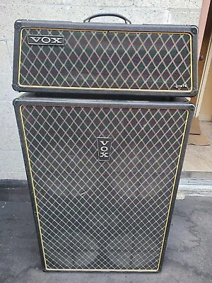 1968 Vox Beatle Model V1143 Amplifier & Cabinet Works! • $960