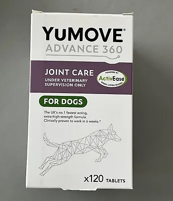 Yumove 360 Advance For Dogs 120 Tablets Long Expiry Date 2025 • £90