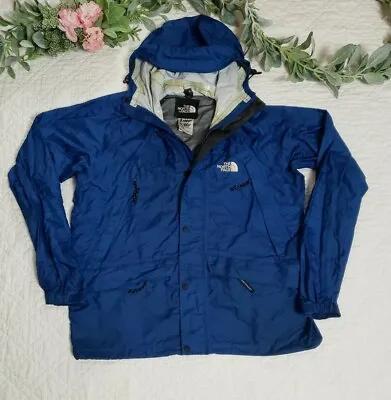 The North Face Vintage Blue Rubber Coat Size M  • $65