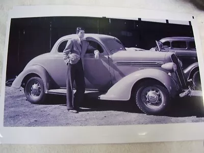 1936 Plymouth Coupe With Jimmy Stewart     11 X 17  Photo /  Picture • $27.02