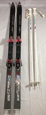 170cm Fischer FRP Cresta Skis W/Salmon 447 Bindings + 130cm Fischer Italic Poles • $165