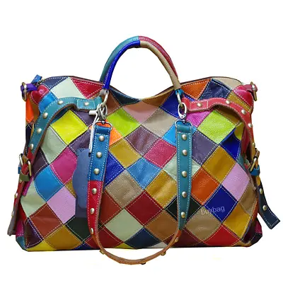 Women Genuine Leather Shoulder Bag Handbag Purse Tote Satchel Large Bags 16.1  • $72.99