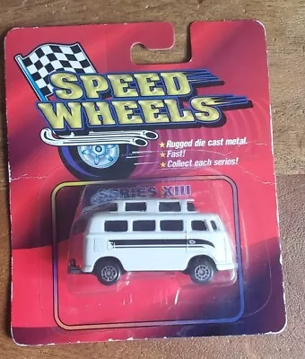 Maisto Speed Wheels 19-Window VW Camper Bus-White Series XIII 1:64 Diecast-VHTF! • $6.99
