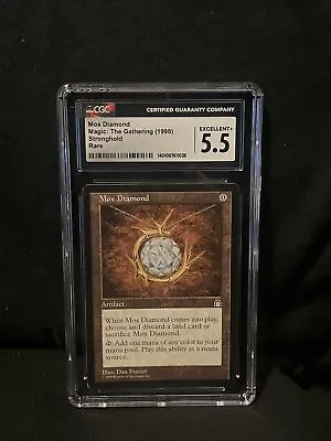 Mox Diamond Stronghold EXCELLENT+ CGC (1036) Grade 5.5 Magic The Gathering | MTG • $599