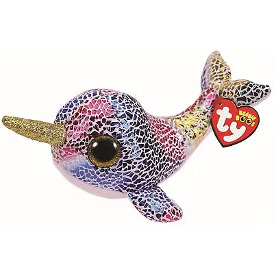 £12.95 • Buy Ty Beanie Boo Buddy Medium Sweetums Nova Narwhal Plush Soft Toy New With Tags