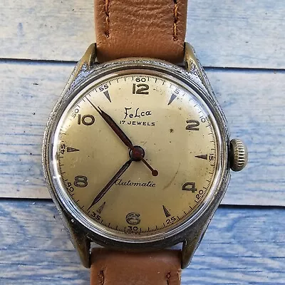 Vintage Felca Automatic Bumper Men's Watch • $112.43