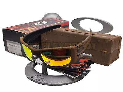 ✅🕶️ Oakley Fuel Cell 009096 Rust Decay/fire Iridium Polarized Sunglasses • $749