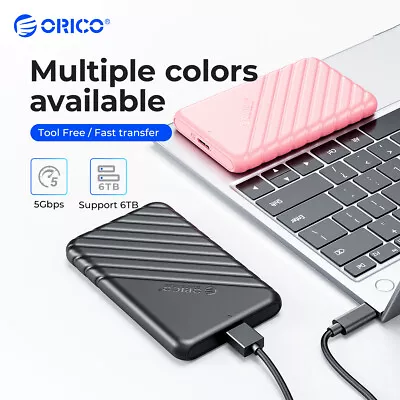 ORICO Hard Drive Enclosure USB 3.0 To SATA 2.5  External HDD SSD Case Disk • $8.99