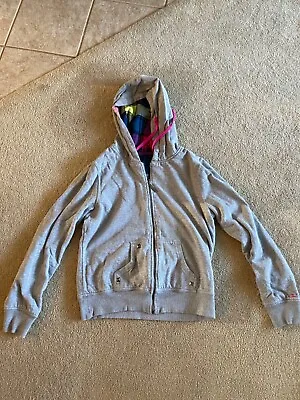 O’Neill Full Zip Gray Hoodie - Women's Medium M - Vintage • $10