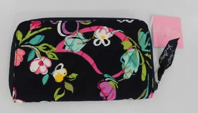VERA BRADLEY Accordion Wallet - Ribbons - Navy Blue - Butterfly Exact One - NWT • $36.95