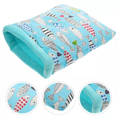  Hamster Sleeping Bag Cotton Christmas Pet Bed Toys For Rabbits Hideouts • £7.65