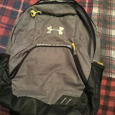 Under Armour Backpack Gray With Green • $8