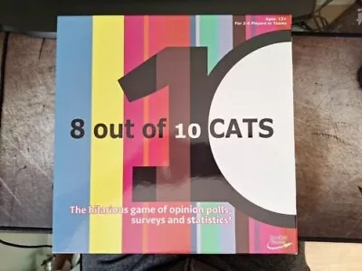 8 OUT OF 10 CATS Board Game By Rocket Games 2014 (12yrs+) ~ Complete • £0.99