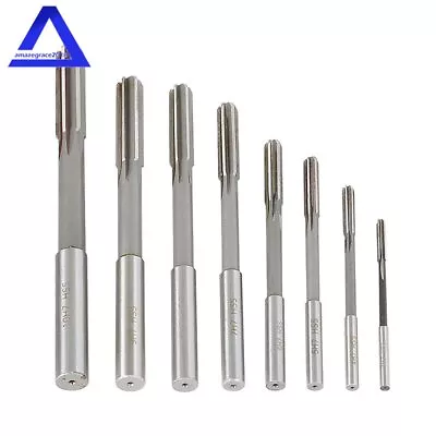 8Pcs Reamer H8 Straight Shank Chuck Machine 3/4/5/6/7/8/9/10mm High Speed Steel • $19.16