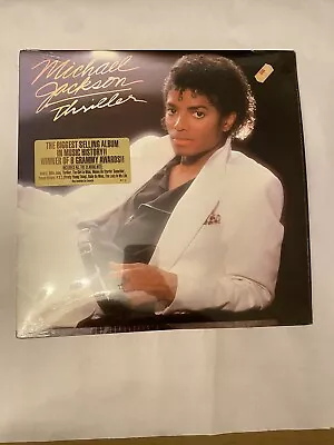 Michael Jackson Thriller LP Vintage 1982 Vinyl Record Album Epic QE 38112  • $80