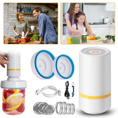 $21.99 • Buy Canning Jar Sealing Kit Vacuum Sealer For Use With Regular-mouth And Wide-mout