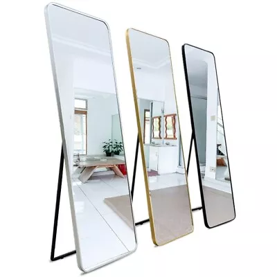 Extra Long Full Length Mirror Free Standing Leaning Wall Mounted Dressing Mirror • £32.95
