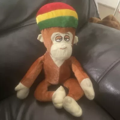 Jamaican Rastafarian High Monkey Plush Dreadlocks Rasta Reggae Soft Toy • $10.99