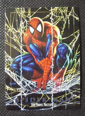 1992 Skybox Marvel Masterpieces Spider-man Promo Card Jusko • $0.25