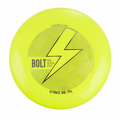 Frisbee BOLT OneSevenFive - Ultimate Frisbee Flying Disc! - UV Yellow • £14.95