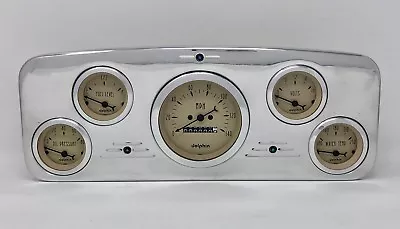 1935 1936 Chevy Car 5 Gauge Dash Cluster Tan • $299