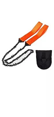 Pocket Rope Chain Saw Outdoor Camping Survival Chainsaw Hand Tool Portable • $6.99