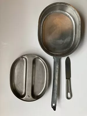 Vintage U.S. Military Army Mess Kit U.S.A. US USA Leyse 1944 World War II WWII • $60