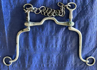 Vintage Never-Rust England Horse Tack Port Bit • $86