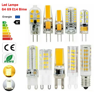 G4 G9 E14 LED Bulb COB SMD 12V 220V Corn Light  2W 3W 5W 7W Cold Warm White Lamp • $3.38
