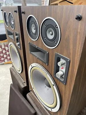 Pair Of Lafayette Criterion 2002A Speakers With Grills Vtg Local Pickup • $275