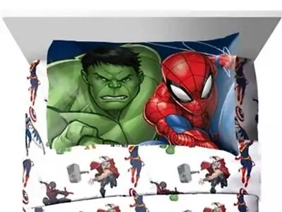 Marvel Avengers Kids Microfiber Sheet Set - W28816832290 • $30.95