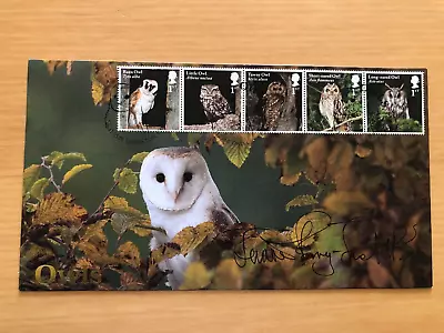 Buckingham First Day Cover Owls 2018 Signed Jemina Parry-Jones MBE • £3.99