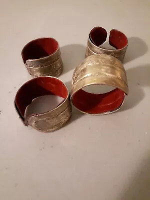 Vintage Silver Napkin Holders • $13.99