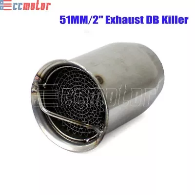 Exhaust Muffler DB Killer Silencer Insert Baffle For 51MM 2'' Removable Silencer • $18.99