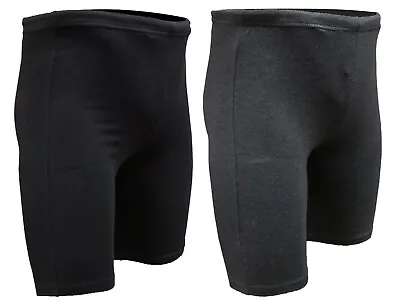 CHEX Shanghai Cotton Lycra Shorts Black Grey Mens Yoga Fitness Training Running • £9.99