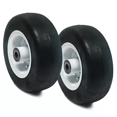 2PK Flat Free Tire Assembly For Walker 8x3.00-4 8715-3 5715-3 5715-4 4218 • $96.99