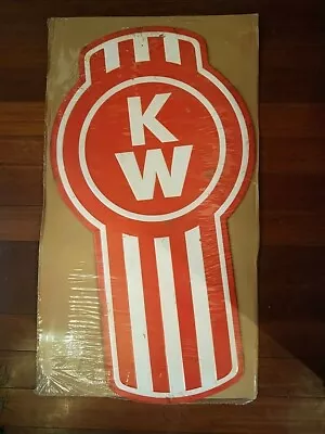 Kenworth Bug Truck Logo L Sign Embossed Metal Sign. Shed & Man Cave  • $85