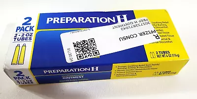 Preparation H Hemorrhoidal Ointment Relief Protect 2x 2Oz Tubes / Free Shipping • $24.99