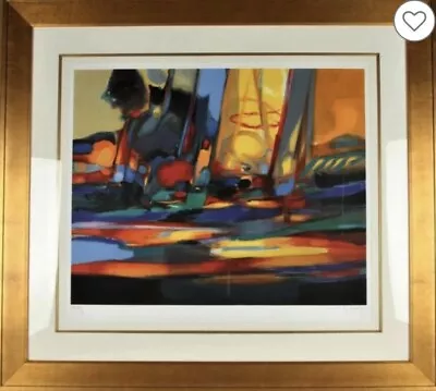 Marcel Mouly “Le Coup De Soleil  Limited Edition Lithograph • $560