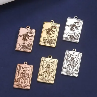 Tarot Card Charms For Jewelry Making Astrology Tarot Cards Major Magic Amulet • $5.39