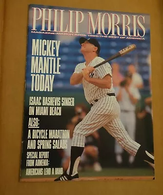 Mickey Mantle -- 1989 Philip Morris Magazine • $11.21