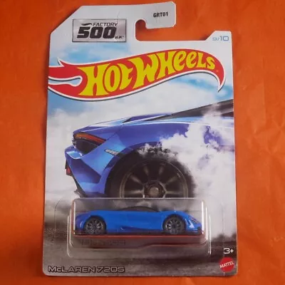 2021 Hot Wheels Factory 500 HP McLaren 720S Blue #9 New Sealed. Car. • $6.95