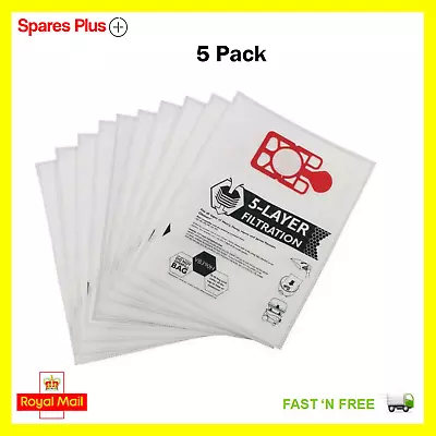 £4.89 • Buy Quality Numatic Henry Hetty James Hoover Vacuum Cleaner Microfibre Dust Bags X 5