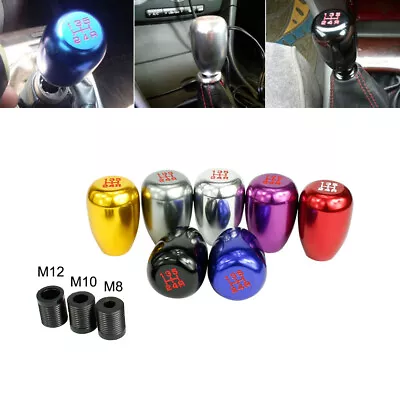 $17.32 • Buy Universal 5-Speed Aluminum Auto Car Manual Shift Knob Gear Stick Shifter Lever