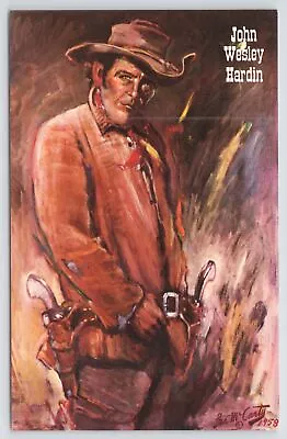 Gunfighters Of The Old West~John Wesley Hardin~Preacher's Son~Lea McCarty~Vtg PC • $3