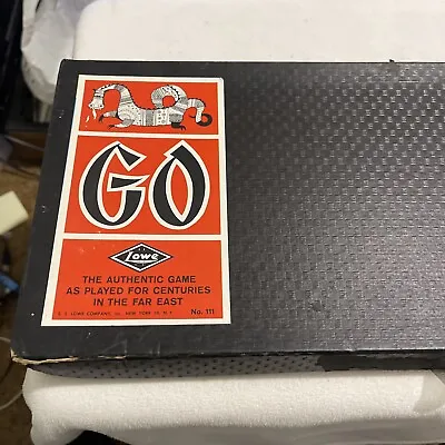 Vintage 1951 GO Board Game By E.S. Lowe # 111~Complete! • $59.99