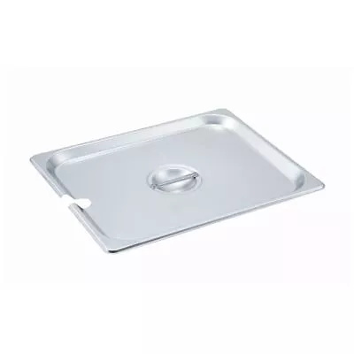 Winco SPCH Half-Size Slotted Stainless Steel Steam Table Pan Cover NSF • $15.95