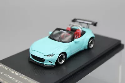 Street Weapon 1/64 Scale Mazda MX-5 Roadster Blue Diecast Car Model Toy Gift • £37.39