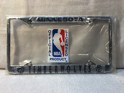Minnesota Timberwolves Official Basketball NBA Metal Logo License Plate Frame • $19.95